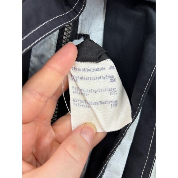 Schöffel Ski Snow Suit Womens 10 Gore-Tex Power Gray Black Belted Vintage - Picture 11 of 16